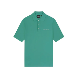 Lyle and Scott Men's Lyle & Scott Plain Embroidered Logo Wilton Green Polo Shirt - Size: 36 Lyle and Scott Men's Lyle & Scott Plain Embroidered Logo Wilton Green Polo Shirt - Size: 36