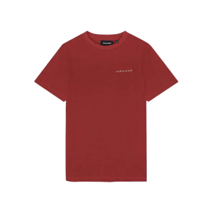 Lyle and Scott Men's Lyle & Scott Embroidered Logo Fletcher Burgundy T Shirt - Size: 40 Lyle and Scott Men's Lyle & Scott Embroidered Logo Fletcher Burgundy T Shirt - Size: 40