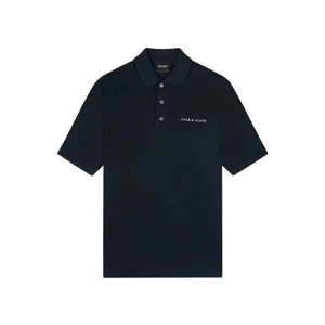 Lyle and Scott Men's Lyle & Scott Plain Embroidered Logo Dark Navy Polo Shirt - Black - Size: 42 Lyle and Scott Men's Lyle & Scott Plain Embroidered Logo Dark Navy Polo Shirt - Black - Size: 42