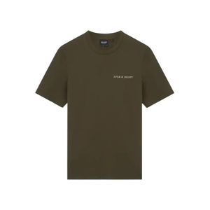 Lyle and Scott Men's Lyle & Scott Embroidered Logo Wilton Green T Shirt - Tan - Size: 40 Lyle and Scott Men's Lyle & Scott Embroidered Logo Wilton Green T Shirt - Tan - Size: 40