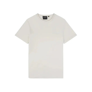 Lyle and Scott Men's Lyle & Scott Embroidered Logo Plain Cream T Shirt - White - Size: 44 Lyle and Scott Men's Lyle & Scott Embroidered Logo Plain Cream T Shirt - White - Size: 44