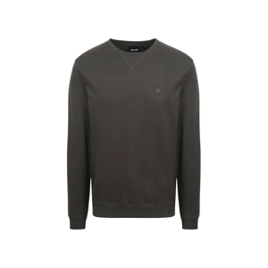 Lyle and Scott Men's Lyle & Scott Tonal Eagle Logo Dark Grey Pull Over Sweatshirt - Black - Size: S Lyle and Scott Men's Lyle & Scott Tonal Eagle Logo Dark Grey Pull Over Sweatshirt - Black - Size: S