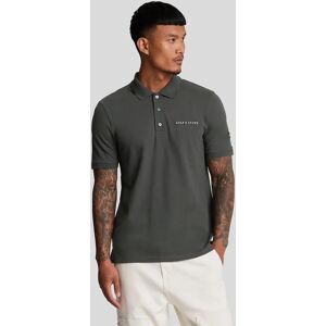 Lyle And Scott Men's embroidered-polo-shirt-gunmetal-cove - Grey - Size: Regular/36 Lyle And Scott Men's embroidered-polo-shirt-gunmetal-cove - Grey - Size: Regular/36