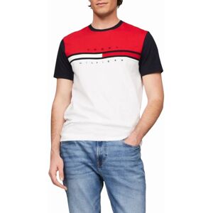 Men's Tommy Hilfiger Mens T Shirt Colorblock Flag Crew Neck Casual Cotton Tino Tee NEW - White - Size: 44 Men's Tommy Hilfiger Mens T Shirt Colorblock Flag Crew Neck Casual Cotton Tino Tee NEW - White - Size: 44
