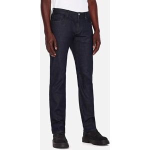 Men's Armani Exchange J13 Slim Fit Jeans - Dark Blue Indigo Rinse - Black - Size: 32/30 Men's Armani Exchange J13 Slim Fit Jeans - Dark Blue Indigo Rinse - Black - Size: 32/30
