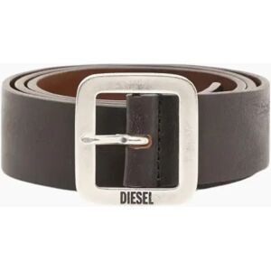 Men's DIESEL B-ROCCO Mens Genuine Leather Belts For Trousers Jeans Metal Buckle Brown - Size: 85 cm Men's DIESEL B-ROCCO Mens Genuine Leather Belts For Trousers Jeans Metal Buckle Brown - Size: 85 cm