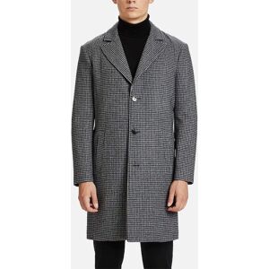 Men's TOM TAILOR Mens Trench Over Coat Wool Winter Long Jacket Formal Office Outwear - Black - Size: Regular/36 Men's TOM TAILOR Mens Trench Over Coat Wool Winter Long Jacket Formal Office Outwear - Black - Size: Regular/36