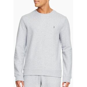 Allsaints Men's ALL SAINTS Mens Pullover Jumper Crew Neck Cotton Sweater Long Sleeve Ribbed Tops - Grey - Size: 2XL Allsaints Men's ALL SAINTS Mens Pullover Jumper Crew Neck Cotton Sweater Long Sleeve Ribbed Tops - Grey - Size: 2XL