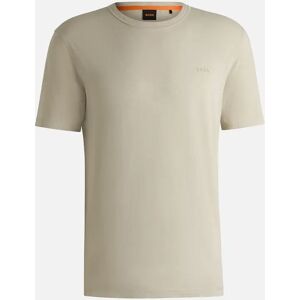 Hugo Boss Men's Boss TeGood Slub T-Shirt - Cream - Size: 40 Hugo Boss Men's Boss TeGood Slub T-Shirt - Cream - Size: 40