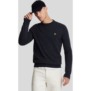Lyle And Scott Men's Lambswool Blend Crew Neck Jumper - Blue - Size: 34 Lyle And Scott Men's Lambswool Blend Crew Neck Jumper - Blue - Size: 34