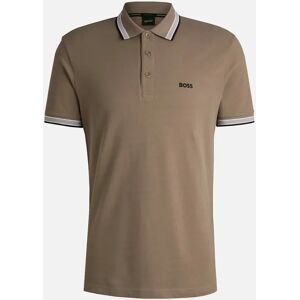 Men's Hugo Boss Dark Beige Paddy Polo Shirt - Tan - Size: 44 Men's Hugo Boss Dark Beige Paddy Polo Shirt - Tan - Size: 44