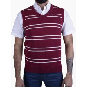 Levi's Men's LEVIS 32888-0011 Mens Sleeveless Jumper Knit Vest Pullover Casual Golf Sweater - Red - Size: 40 Levi's Men's LEVIS 32888-0011 Mens Sleeveless Jumper Knit Vest Pullover Casual Golf Sweater - Red - Size: 40