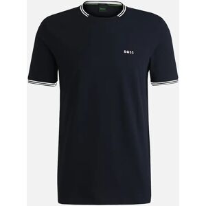 Men's Hugo Boss Men's Navy Regular Fit Taul T-shirt. - Black - Size: 40 Men's Hugo Boss Men's Navy Regular Fit Taul T-shirt. - Black - Size: 40