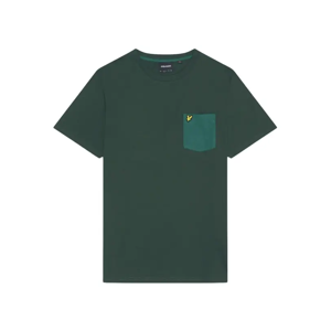 Lyle and Scott Men's Lyle & Scott Tonal Pocket Argyle Teal Green T-Shirt - Size: 38 Lyle and Scott Men's Lyle & Scott Tonal Pocket Argyle Teal Green T-Shirt - Size: 38