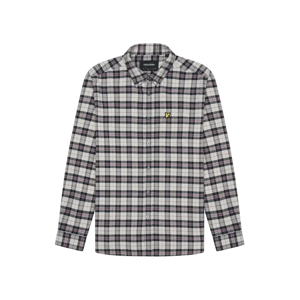 Lyle and Scott Men's Lyle & Scott Check Flannel Navy Blue Long Sleeve Shirt - Size: 38/Regular Lyle and Scott Men's Lyle & Scott Check Flannel Navy Blue Long Sleeve Shirt - Size: 38/Regular