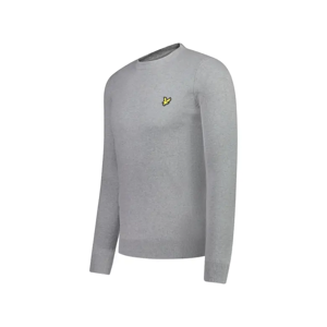 Lyle and Scott Men's Lyle & Scott Crew Neck Mid Grey Pull Over Jumper - Size: XL Lyle and Scott Men's Lyle & Scott Crew Neck Mid Grey Pull Over Jumper - Size: XL