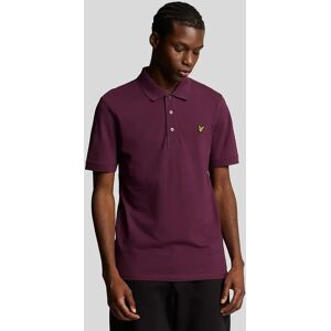 Lyle And Scott Men's Cotton Polo Shirt - Purple - Size: 42 Lyle And Scott Men's Cotton Polo Shirt - Purple - Size: 42