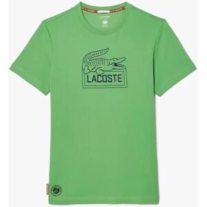 Lacoste Men's Roland-Garros Edition Ultra Dry Tennis T-Shirt - Green - Size: 38/Regular Lacoste Men's Roland-Garros Edition Ultra Dry Tennis T-Shirt - Green - Size: 38/Regular