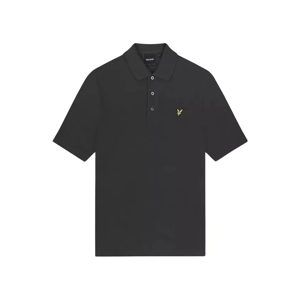 Lyle and Scott Men's Lyle & Scott Short Sleeved Gunmetal Grey Argyle Polo Shirt - Black - Size: 34 Lyle and Scott Men's Lyle & Scott Short Sleeved Gunmetal Grey Argyle Polo Shirt - Black - Size: 34