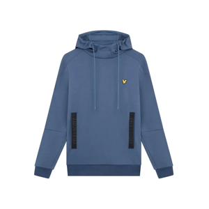 Lyle and Scott Men's Lyle & Scott Pocket Branded Sweat Light Navy Blue Hoodie - Size: 38 Lyle and Scott Men's Lyle & Scott Pocket Branded Sweat Light Navy Blue Hoodie - Size: 38