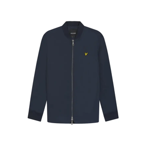 Lyle and Scott Men's Lyle & Scott Branded Navy Blue Bomber Jacket - Black - Size: Regular/34 Lyle and Scott Men's Lyle & Scott Branded Navy Blue Bomber Jacket - Black - Size: Regular/34