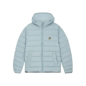 Lyle and Scott Men's Lyle & Scott Branded Away Blue Hooded Puffer Jacket - Size: 38/Regular Lyle and Scott Men's Lyle & Scott Branded Away Blue Hooded Puffer Jacket - Size: 38/Regular