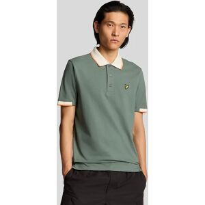 Lyle And Scott Men's Half Tipped Polo Shirt - Green - Size: 40 Lyle And Scott Men's Half Tipped Polo Shirt - Green - Size: 40