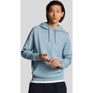 Lyle And Scott Men's Superfine Cotton Loopback Hoodie - Blue - Size: 42 Lyle And Scott Men's Superfine Cotton Loopback Hoodie - Blue - Size: 42