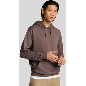 Lyle And Scott Men's Superfine Cotton Loopback Hoodie - Brown - Size: 42 Lyle And Scott Men's Superfine Cotton Loopback Hoodie - Brown - Size: 42