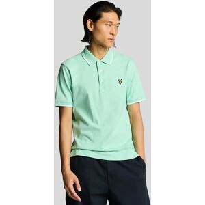 Lyle And Scott Men's Tipped Polo Shirt - Blue - Size: 42 Lyle And Scott Men's Tipped Polo Shirt - Blue - Size: 42