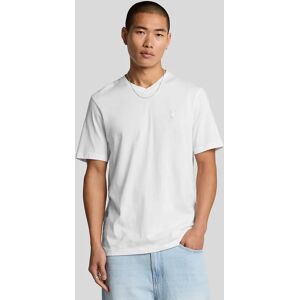 Lyle And Scott Men's Superfine Cotton V Neck T-Shirt - White - Size: 42 Lyle And Scott Men's Superfine Cotton V Neck T-Shirt - White - Size: 42