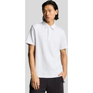 Lyle And Scott Men's Twill Texture Polo Shirt - White - Size: Regular/34 Lyle And Scott Men's Twill Texture Polo Shirt - White - Size: Regular/34