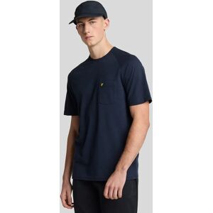 Lyle And Scott Men's Linen Blend Raglan T-Shirt - Navy - Size: 36 Lyle And Scott Men's Linen Blend Raglan T-Shirt - Navy - Size: 36