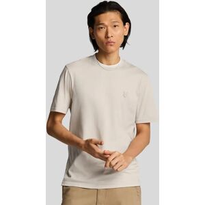 Lyle And Scott Men's Superfine Cotton Tipped T-Shirt - Grey - Size: 44 Lyle And Scott Men's Superfine Cotton Tipped T-Shirt - Grey - Size: 44