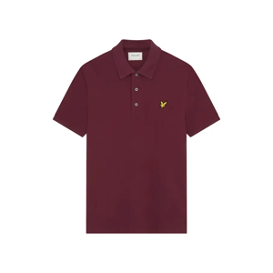 Lyle and Scott Men's Lyle & Scott Branded Chest Logo Burgundy Polo Shirt - Red - Size: 38 Lyle and Scott Men's Lyle & Scott Branded Chest Logo Burgundy Polo Shirt - Red - Size: 38