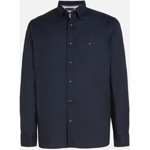 Tommy Hilfiger Men's Core Flex Poplin Shirt - Blue - Size: 42/Regular Tommy Hilfiger Men's Core Flex Poplin Shirt - Blue - Size: 42/Regular