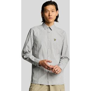 Lyle And Scott Men's Checked Gingham Shirt - Grey - Size: 40/Regular Lyle And Scott Men's Checked Gingham Shirt - Grey - Size: 40/Regular