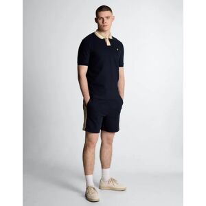 Lyle And Scott Men's Contrast Taped Sweat Shorts - Navy - Size: 39/38/32 Lyle And Scott Men's Contrast Taped Sweat Shorts - Navy - Size: 39/38/32