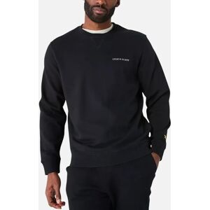 Lyle and Scott Men's Lyle & Scott ML2004VI Mens Sweatshirt Loopback Cotton Crew neck Mens Jumper New - Black - Size: L Lyle and Scott Men's Lyle & Scott ML2004VI Mens Sweatshirt Loopback Cotton Crew neck Mens Jumper New - Black - Size: L