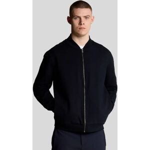 Lyle And Scott Men's Twill Interlock Bomber Jacket - Black - Size: 44/Regular Lyle And Scott Men's Twill Interlock Bomber Jacket - Black - Size: 44/Regular