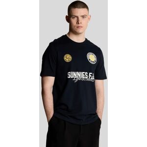 Lyle And Scott Men's Sunnies FC Graphic T-Shirt - Navy - Size: 34 Lyle And Scott Men's Sunnies FC Graphic T-Shirt - Navy - Size: 34