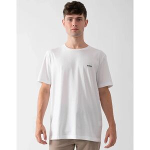 Hugo Boss Men's BOSS Green Tee Pima Mens Logo T-Shirt - White 100 - Size: 40 Hugo Boss Men's BOSS Green Tee Pima Mens Logo T-Shirt - White 100 - Size: 40