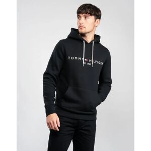 Men's Tommy Hilfiger Mens Core Tommy Logo Hoodie - Jet Black - Size: 38 Men's Tommy Hilfiger Mens Core Tommy Logo Hoodie - Jet Black - Size: 38