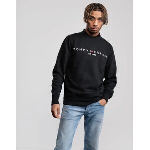 Men's Tommy Hilfiger Tommy Logo Mens Sweatshirt - Black - Size: 42 Men's Tommy Hilfiger Tommy Logo Mens Sweatshirt - Black - Size: 42