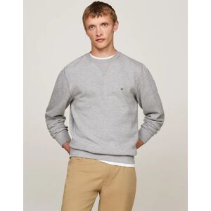 Men's Tommy Hilfiger Essential Fleece Mens Sweatshirt - Medium Grey Heather - Size: 40 Men's Tommy Hilfiger Essential Fleece Mens Sweatshirt - Medium Grey Heather - Size: 40