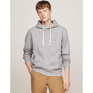 Men's Tommy Hilfiger Essential Fleece Mens Hoodie - Medium Grey Heather - Size: 38 Men's Tommy Hilfiger Essential Fleece Mens Hoodie - Medium Grey Heather - Size: 38