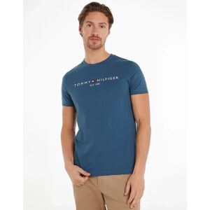 Men's Tommy Hilfiger Tommy Logo Basic Mens T-Shirt - Aegean Sea - Navy - Size: 38/Regular Men's Tommy Hilfiger Tommy Logo Basic Mens T-Shirt - Aegean Sea - Navy - Size: 38/Regular