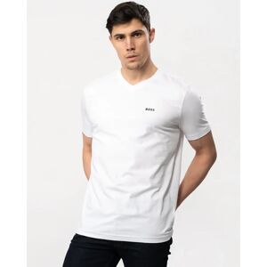 Hugo Boss Men's BOSS Green Tee V Mens Stretch Cotton V-Neck T-Shirt - White 100 - Size: 38 Hugo Boss Men's BOSS Green Tee V Mens Stretch Cotton V-Neck T-Shirt - White 100 - Size: 38