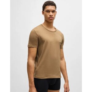 Hugo Boss Men's BOSS Orange 3 Pack Classic Regular Fit Crew Neck Mens T-Shirts NOS - Beige/White/Black 265 - Brown - Size: 42 Hugo Boss Men's BOSS Orange 3 Pack Classic Regular Fit Crew Neck Mens T-Shirts NOS - Beige/White/Black 265 - Brown - Size: 42