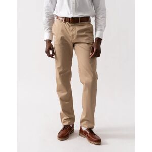 Men's GANT Mens Regular Fit Twill Chinos - 248 Dark Khaki - Tan - Size: W34 l32 Men's GANT Mens Regular Fit Twill Chinos - 248 Dark Khaki - Tan - Size: W34 l32